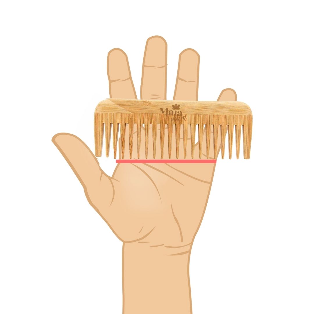 Wooden Labour Comb + Bag