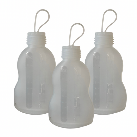 Reusable Silicone Breast Milk Storage Bottle - 3 Pack